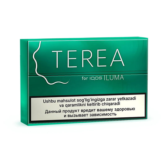 IQOS Terea Green Zing Uzbekistan – box of 200 TEREA sticks for IQOS ILUMA | Uzbekistan edition | TEREA HEETS UAE Dubai
